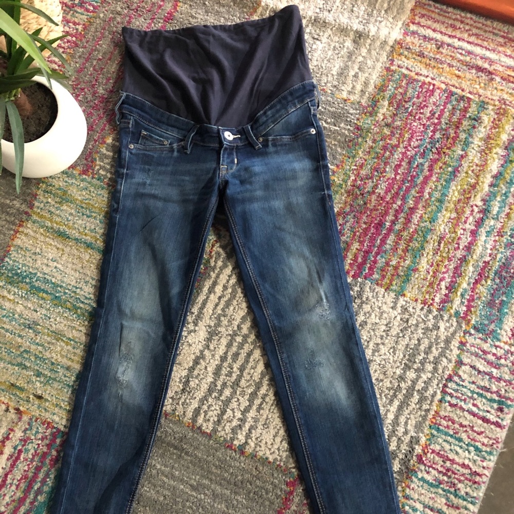 H&M Mama Skinny High Rub Jeans Size 4